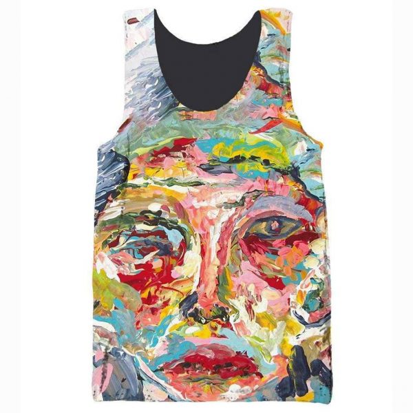 Funny Cage The Elephant Sweatshirts - Colourful Oil painting Sweatshirt