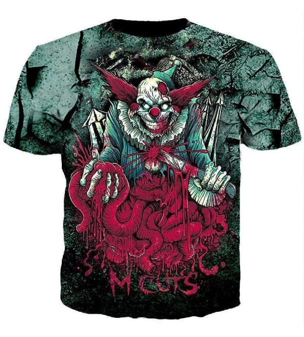 Funny Clown Sweatshirts- Evil Nausea Black Sweatshirt