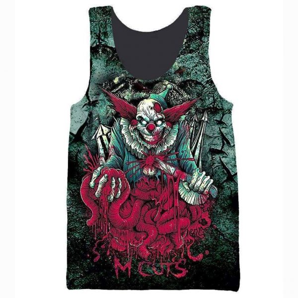 Funny Clown Sweatshirts- Evil Nausea Black Sweatshirt