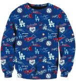Funny Los Angeles Dodgers Hoodies - Pullover Blue Hoodie