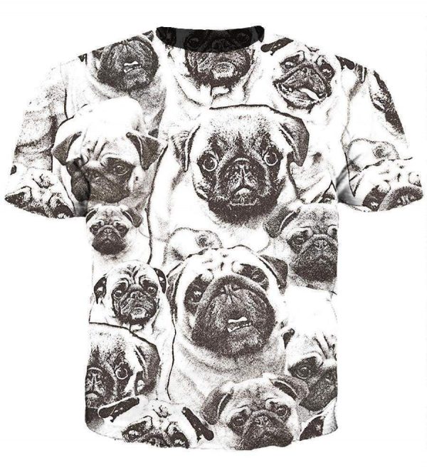 Funny Pug Hoodies - Pullover White Hoodie