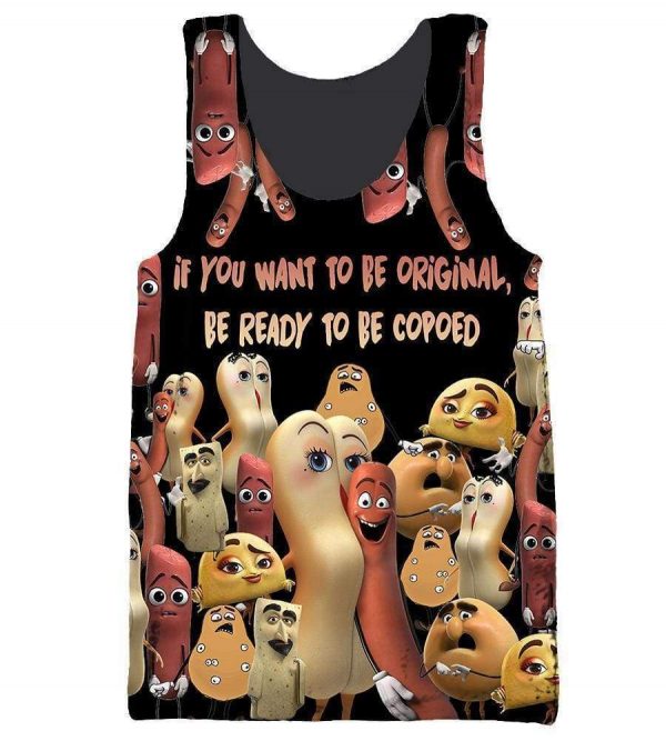 Funny Sausage Party Hoodies - Pullover Black Hoodie