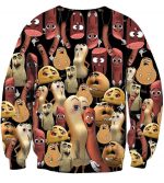 Funny Sausage Party Hoodies - Pullover Black Hoodie