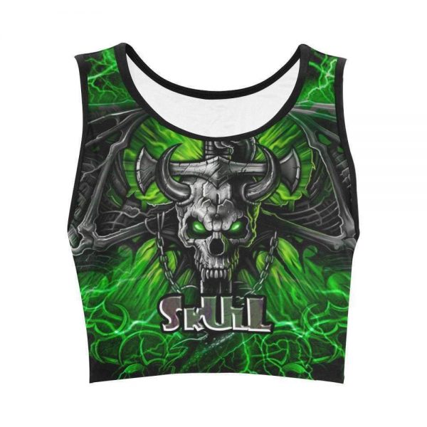 Funny Skull Hoodies - Pullover Skull In The Green Hoodie