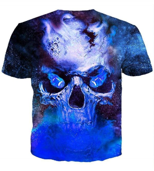 Funny Skull Notre Dame Irish Hoodies - Pullover Fighting Blue Hoodie