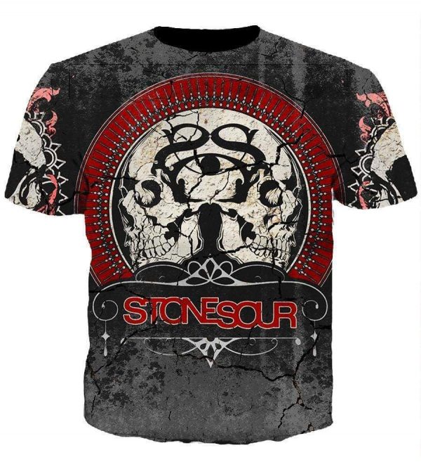 Funny Stone Sour Hoodies - Zip Up Totem Black Hoodie