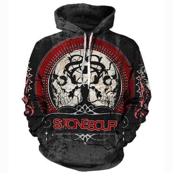 Funny Stone Sour Sweatshirts - Totem Black Sweatshirt
