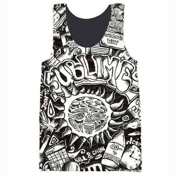 Funny Sublime Sweatshirts - Black And White The Sun Shines Sweatshirt