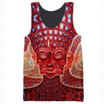 Funny Tool Band Hoodies - Pullover Red Buddha Statue Hoodie