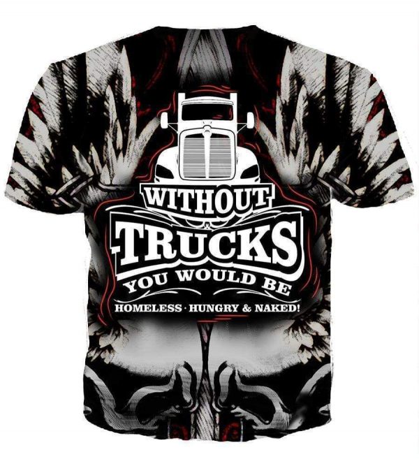 Funny Truck Driver Hoodies - Pullover Black Hoodie