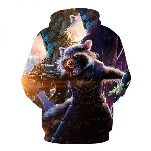 Galaxy Guard Hoodie - 3D Anime Sweatshirt