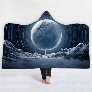 Galaxy Hooded Blanket - Halo Black Blanket