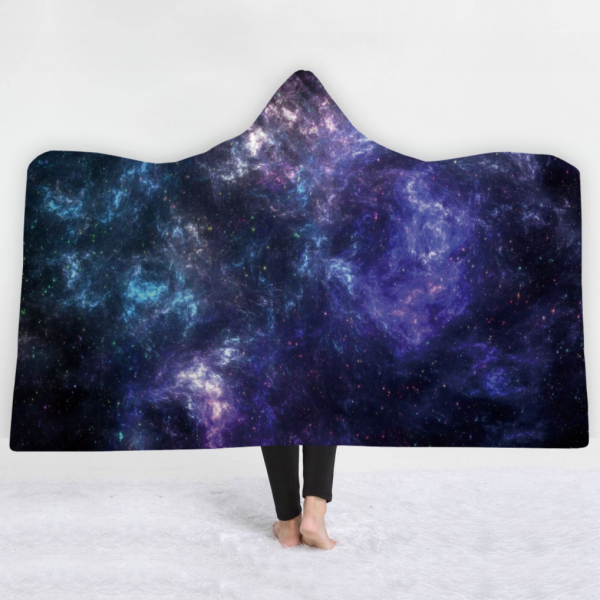 Galaxy Hooded Blanket  - Starry Sky Black Blanket
