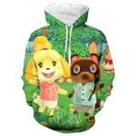Game 3D Printed Animal Crossing Hoodie Sweatshirt Pullover