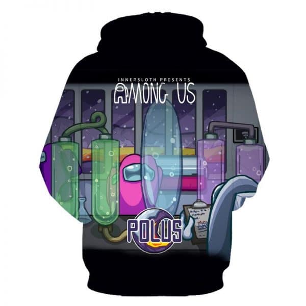 Game Among Us 3D Digital Printed Zipper Hoodie Pullover