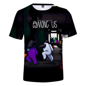 Game Among Us 3D Printed Casual Short Sleeves T-Shirt
