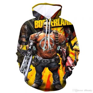 Game Borderlands 3 Hoodies - 3D Digital Print Hooded Pullover