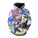 Game Genshin Impact 3D Printed Sweatshirt Hoodie Pullover