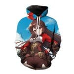 Game Genshin Impact 3D Printed Sweatshirt Hoodie Pullover