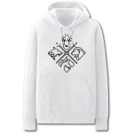 Game of Thrones Hoodies - Solid Color Game of Thrones Throne Icon Fleece Hoodie
