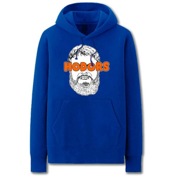 Game of Thrones Hoodies - Solid Color Hodor Cartoon Style Fleece Hoodie