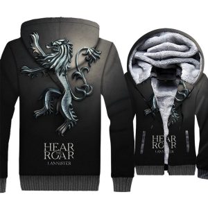 Game of Thrones Jackets - Game of Thrones Series Lannister family 3D Fleece Jacket