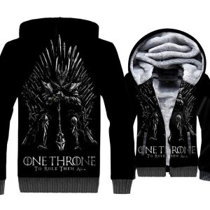 Game of Thrones Jackets - Game of Thrones Series One Throne Super Cool 3D Fleece Jacket
