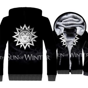 Game of Thrones Jackets - Game of Thrones Series Sun of Winter Super Cool 3D Fleece Jacket