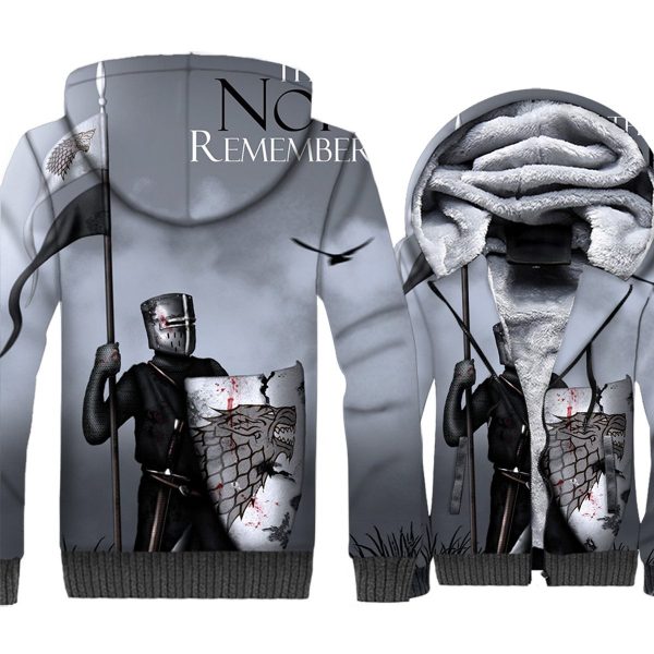 Game of Thrones Jackets - Game of Thrones Series Warrior Icon Super Cool 3D Fleece Jacket