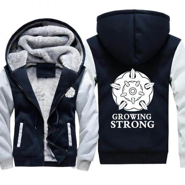 Game of Thrones Jackets - Solid Color House Tyrell Icon Fleece Jacket