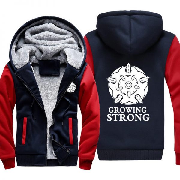 Game of Thrones Jackets - Solid Color House Tyrell Icon Fleece Jacket