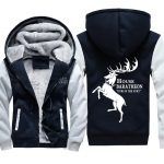 Game of Thrones Jackets - Solid Color Ours Is the Fury Icon Fleece Jacket