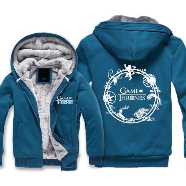 Game of Thrones Jackets - Solid Color Philippe Starck Icon Fleece Jacket