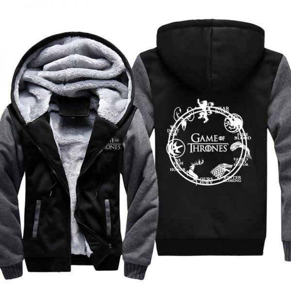 Game of Thrones Jackets - Solid Color Philippe Starck Icon Fleece Jacket