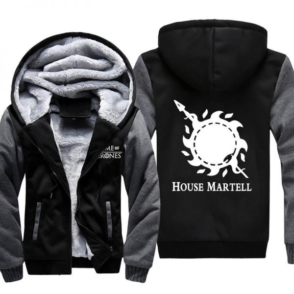 Game of Thrones Jackets - Solid Color Yann Martel Sun Icon Fleece Jacket