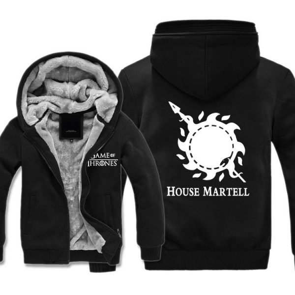 Game of Thrones Jackets - Solid Color Yann Martel Sun Icon Fleece Jacket