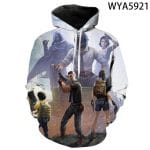 Game Playerunknown's Battlegrounds PUBG 3D Print Men's Hoodies