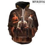 Game Playerunknown's Battlegrounds PUBG 3D Print Men's Hoodies