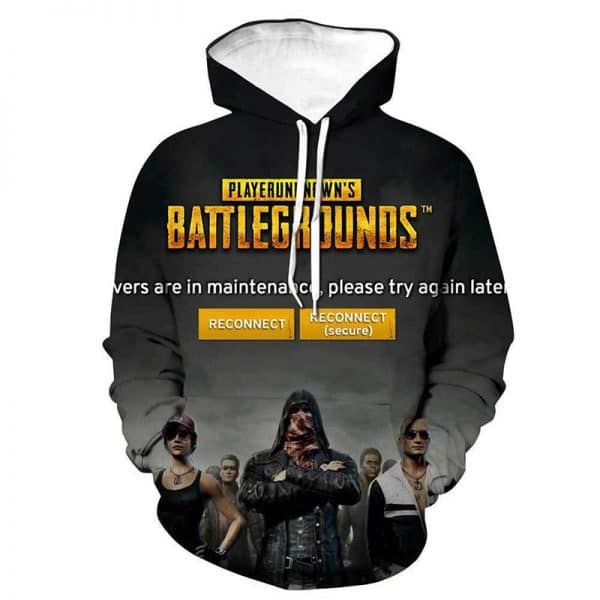 Game PUBG 3D Printed Hooded Sweatshirt - PLAYERUNKNOWN’S BATTLEGROUNDS Hoodie