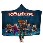 Game Roblox 3D Printed Fleece Hooded Blanket