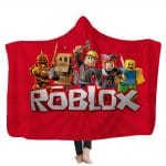 Game Roblox 3D Printed Fleece Hooded Blanket