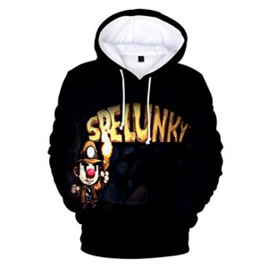 Game Spelunky 2 Hoodie - Anime Pullover Sweatshirt for Boys/Girl/Mens/Womens