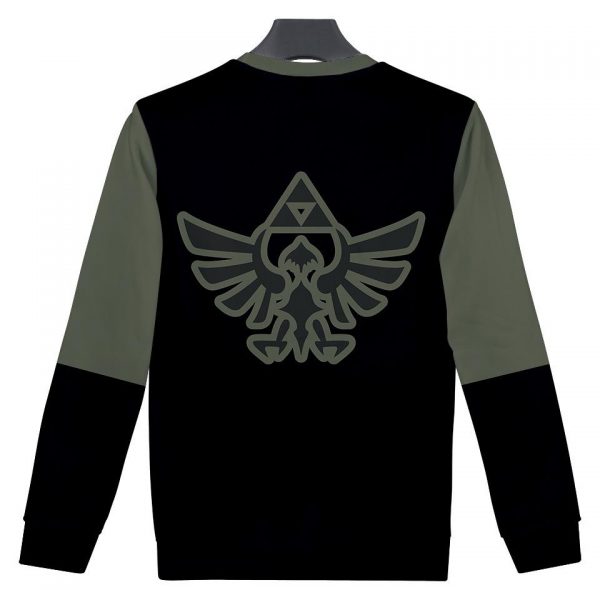 Game The Legend of Zelda Anime Link Majora's 3D Crewneck Sweatshirt