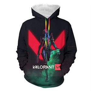 Game Valorant Hoodies - 3D Unisex Hooded Pullover Sweatshirt