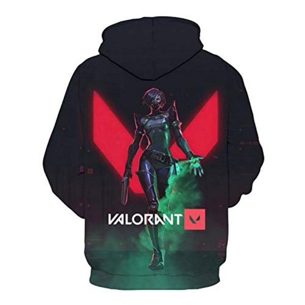 Game Valorant Hoodies - 3D Unisex Hooded Pullover Sweatshirt