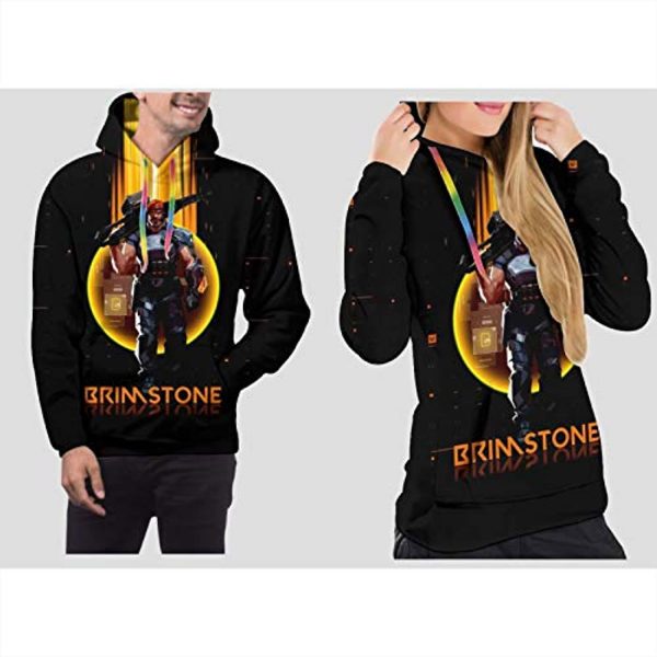 Game Valorant Hoodies - Brimstone 3D Unisex Hooded Pullover Sweatshirt