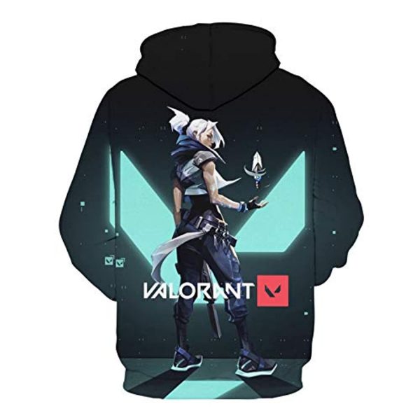 Game Valorant Hoodies - Jett Omen 3D Unisex Hooded Pullover Sweatshirt