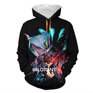 Game Valorant Hoodies - Jett Phoenix 3D Unisex Hooded Pullover Sweatshirt