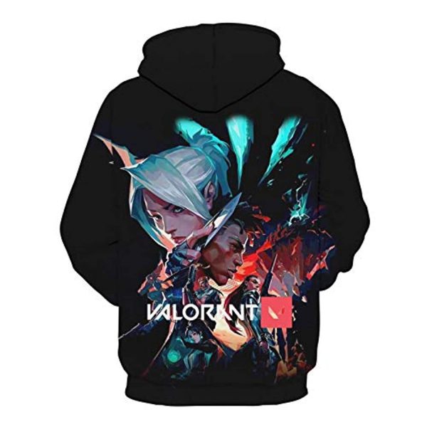 Game Valorant Hoodies - Jett Phoenix 3D Unisex Hooded Pullover Sweatshirt