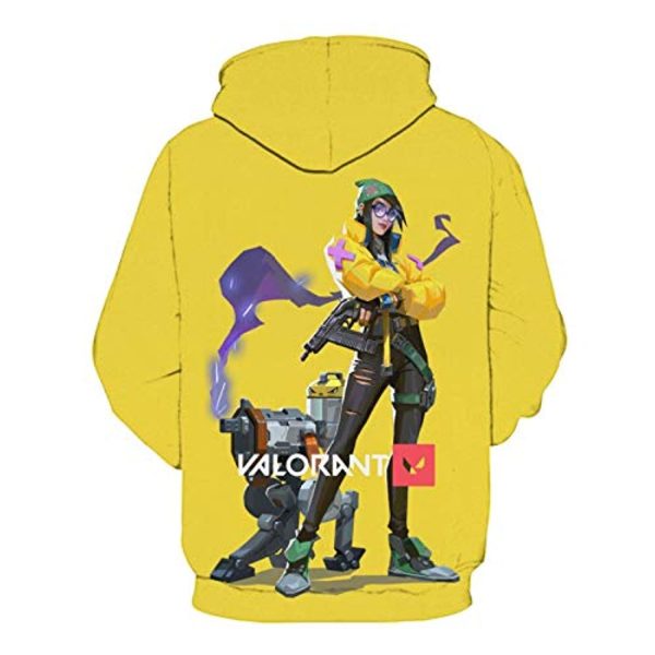 Game Valorant Hoodies - Killjoy 3D Unisex Hooded Pullover Sweatshirt